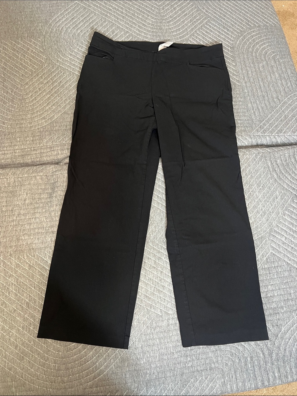 Time and Tru Black Boot-Cut Work Pants